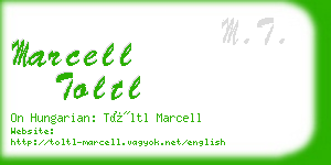 marcell toltl business card